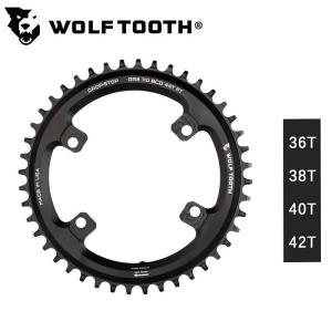 ウルフトゥース Drop stop Chainring（ドロップストップチェーンリング）110BCD 4Bolt ShimanoGRX 36T 38T 40T 42T Wolftooth送料無料｜qbei