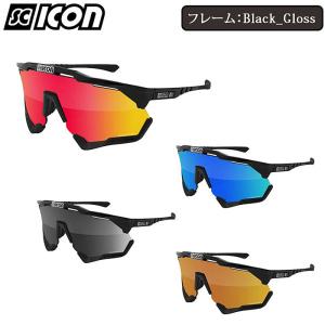 シーコン AEROSHADE（エアロシェード）Black Gloss マルチミラーレンズ SCICON送料無料｜qbei