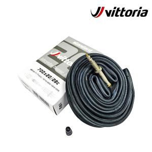 ヴィットリア STANDARD BUTYL TUBE FV （スタンダードブチルチューブ仏式バルブ）48mm 700x20/28C Vittoria 即納 土日祝も出荷｜qbei