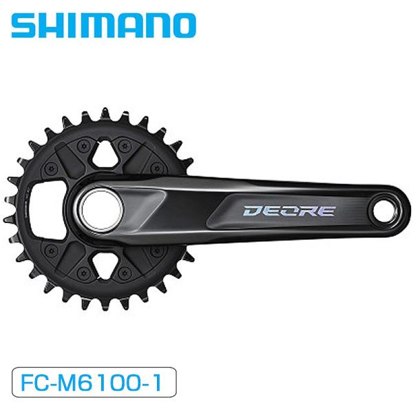 シマノ FC-M6100-1 2ピース クランクセット 142/148 mm 30T O.L.D. ...