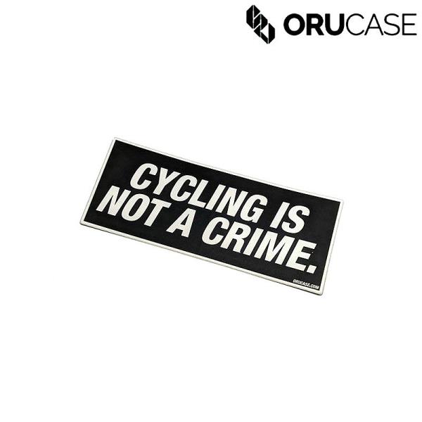 オルケース ステッカー 【Cycling is Not a Crime】 ORUCASE オルケース