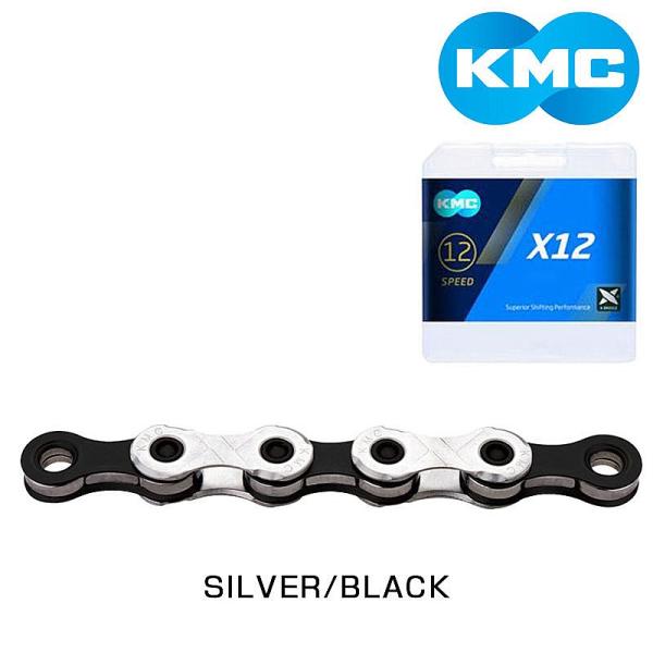 ケーエムシー X12 12S チェーン SILVER/BLACK KMC