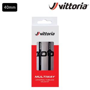 ヴィットリア MULTIWAY TUBELESS VALVE （マルチウェイチューブレスバルブ）40mm Vittoria｜qbei