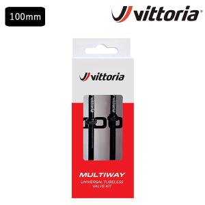 ヴィットリア MULTIWAY TUBELESS VALVE （マルチウェイチューブレスバルブ）100mm Vittoria｜qbei