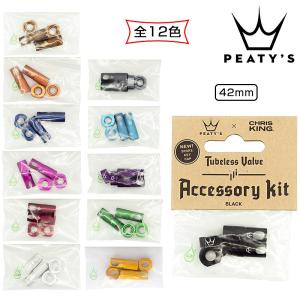 ピーティーズ TUBELESS VALVES ACCESSORY KIT （チューブレスバルブアクセ...