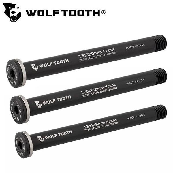 ウルフトゥース FRONT THRU AXLE BLACK （フロントスルーアクスル） Wolfto...
