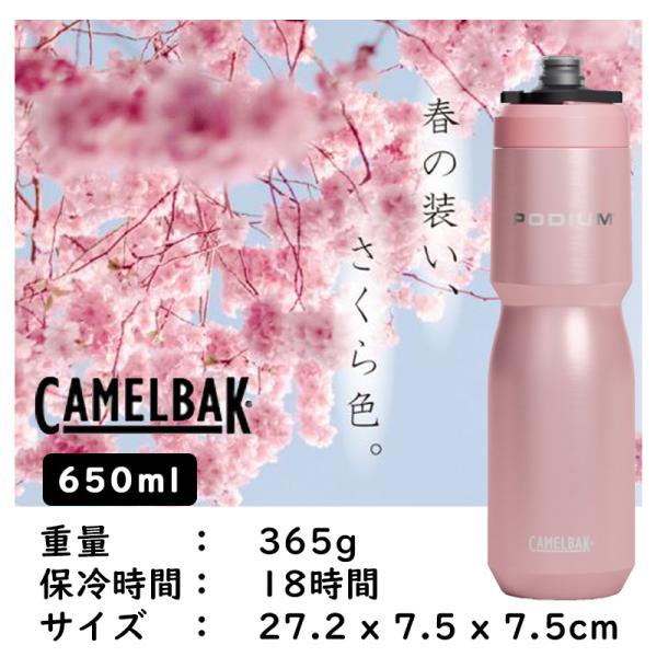 【桜　限定カラー】キャメルバック PODIUM STAINLESS SAKURA （ポディウムステン...