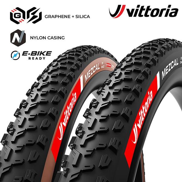 ヴィットリア MEZCAL XC RACE （メスカルXCレース）MTB用 タイヤ チューブレスレデ...
