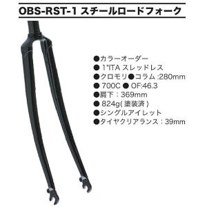 週末値下げ♫ ワンバイエス　OBS-R100 カーボンフォーク OnebyESU ワンバイエス OBS-R100 ロードカーボン 1インチ