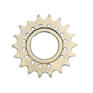 スチールコグ＆ロックリング 18T シルバー ピストコグ シングルコグ