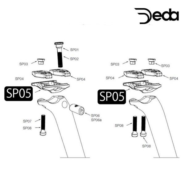 DEDA（デダ） シートポスト用ロワープレート スーパレジェロ/スーパーゼロ/ZERO100 SP0...