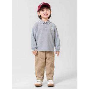 ポロシャツ 長袖 ベビー キッズ 子供 無地 ...の詳細画像1