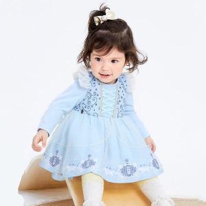 プリンセス ドレス 子供 お姫様 長袖 ワンピ...の詳細画像1