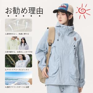 UVカットパーカー レディース メンズ 涼しい...の詳細画像3