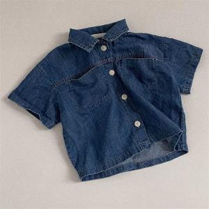 ベビー服 セットアップ デニム 半袖 上下セッ...の詳細画像5