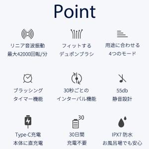 【セール】電動歯ブラシ 本体 替えブラシ 9本...の詳細画像2