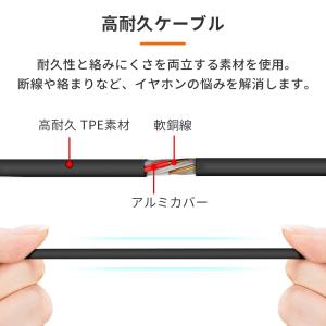 イヤホン 有線 カナル型 スマホ Androi...の詳細画像5