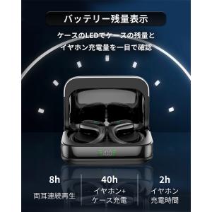 【タイムセール】ワイヤレスイヤホン 耳掛け式イ...の詳細画像4