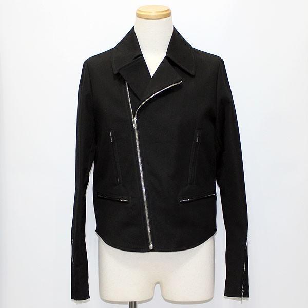 ラフシモンズ RAF SIMONS アウター ダブル ライダース ジャケット ミリタリー ジップ ブ...