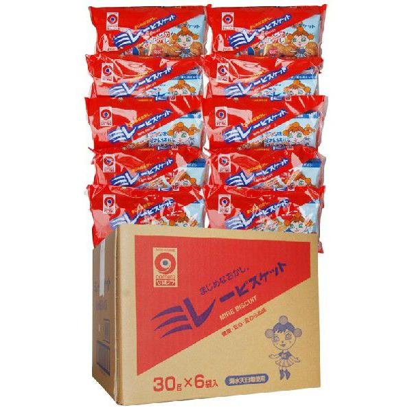 ミレービスケット のむら 1袋30gが6袋入りを10個セット 1ケース ケース売り 野村 ミレー 送...
