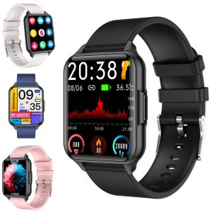 レディース スマートウォッチ メンズ 24時間健康管理 1.83インチ大画面 IP67防水 歩数計 消費カロリー  着信通知 睡眠モード 天気予報 腕時計  iPhone Android