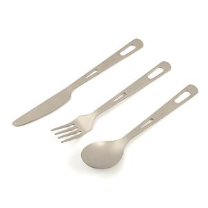 ピュイフォルカ カトラリーセット 【未使用品】フォークスプーンナイフ セット 楽天市場】チタンカトラリーセット 4点セット カトラリー フォーク