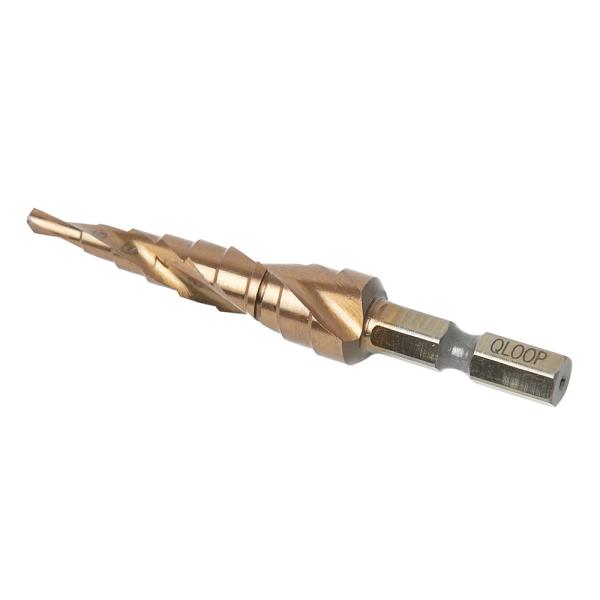 ステンレス用 ステップドリル M35 チタンコーティング コバルトハイス 4mm-12mm 9段