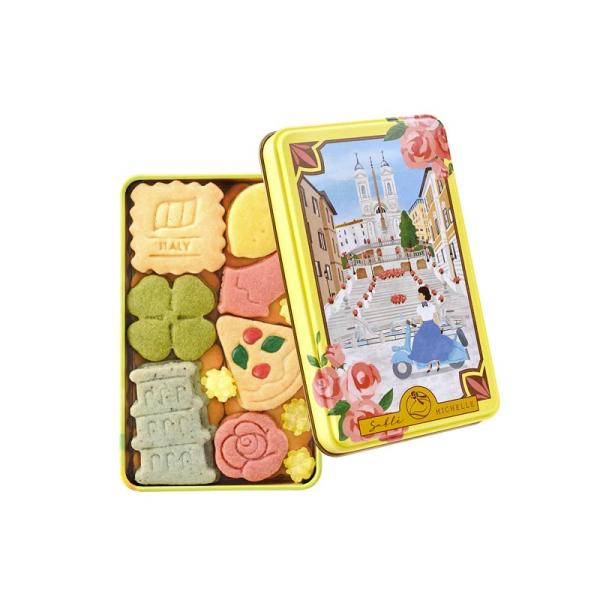 サブレミシェル サブレ専門店 ヴォヤージュサブレ 選べる16缶 専用ビニール袋付き クッキー プレゼ...