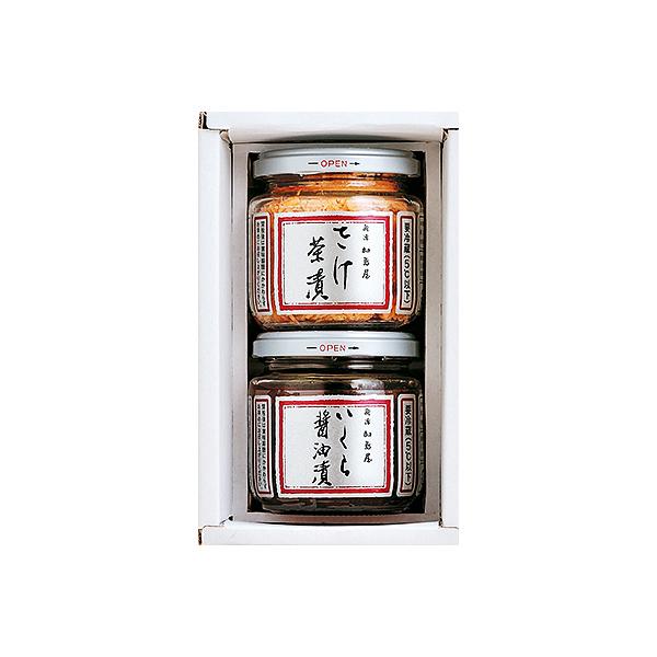 新潟加島屋 加島屋 詰合せ さけ茶漬 130g いくら醤油漬 160g 中瓶 セット クール便 鮭 ...