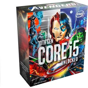 Intel インテル Core i5-10600K Desktop Processorfeaturing Marvel's Avengers Collector's Edition Packaging 6 Cores up to 4.8 GHz Unlocked LGA1200