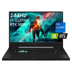 Newest ASUS TUF Dash F15 Ultra Slim 15.6" Gaming Laptop, 144Hz FHD, Intel i7-11370H(Up to 4.8GHz), NVIDIA Geforce RTX 3050 Ti, 24GB DDR4 RAM, 512GB +