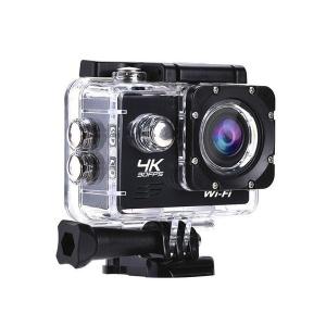アクションカメラ スポーツ 2インチ WIFI機能搭載 1080P フルHD 170度広角 30M防水 ドライブレコーダーモード ブラック