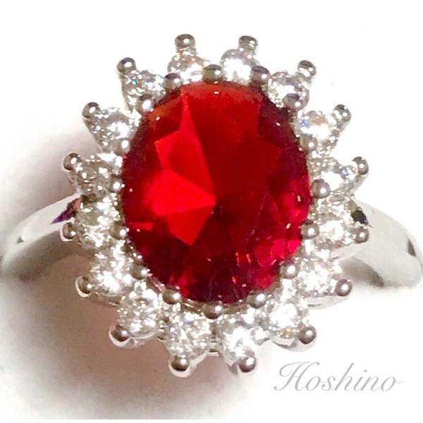 ルビー　sonaダイヤモンド　キャサリン妃　婚約　リング　シルバー　プラチナ