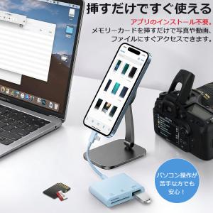 3in1 マルチカードリーダー SDカードリー...の詳細画像2
