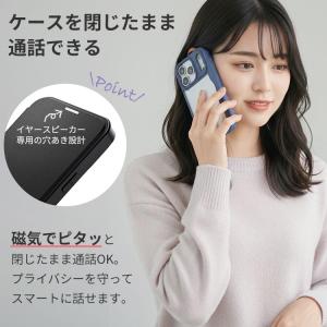 【PUレザー&背面クリア】iPhone...の詳細画像4