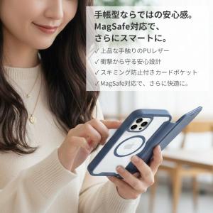 【レザー/背面クリア】iPhone17 ケース...の詳細画像2