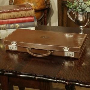 英国イギリスヴィンテージ トランク バッグ Bag カバン 鞄 Leather 本革製 W.E.JACKSON & SON. S037｜qs-antiques