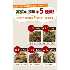 高菜 辛子高菜 3袋 お好きな辛さ 樽味屋 か...の詳細画像1