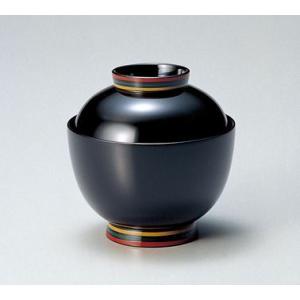 吸物椀 木製 越前塗 小吸物椀 こま 黒