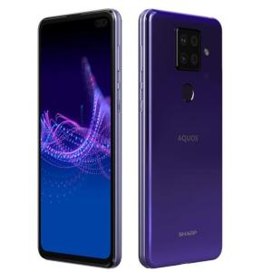 SHARP SIMフリースマホ AQUOS sense4 plus パープル