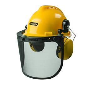 オレゴン 563474 チェーンソー安全保護ヘルメット顔面保護メッシュバイザー付コンボセット