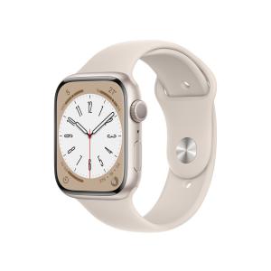 「新品・未開封品」Apple Watch Series 8 GPSモデル 45mm MNP23J/A [スターライトスポーツバンド][watch-45mm-7303]