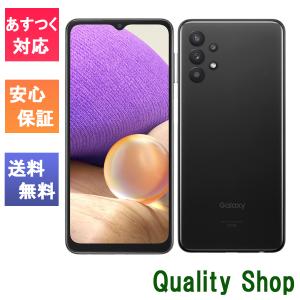 「新品 訳あり」SIMフリー Galaxy A32 (5G 対応) SCG08 Awesome Black ※赤ロム保証[サムソン][auからSIMロック解除済]｜quality-shop