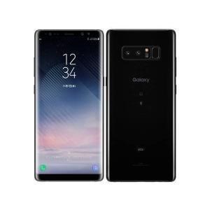 「新品 未使用品 白ロム」simフリ−au Galaxy Note8 SCV37 BLACK ※赤ロム保証[auからsimロック解除済[スマホ]｜quality-shop