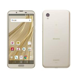 「新品 未使用品 白ロム」simフリー docomo AQUOS Sense2 SH-01L Champagne Gold ゴールド ※赤ロム保証 [docomo simロック解除][SHARP]｜quality-shop