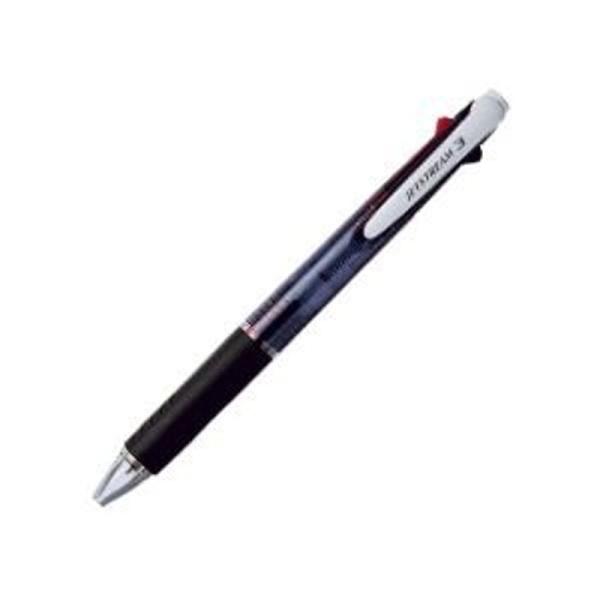 文房具 ジェットストリーム 油性ボールペン 3色 0.7mm 軸色:黒 インク:黒・赤・青 ×20セ...
