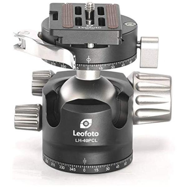 カメラアクセサリー LEOFOTO 自由雲台クイックリリースプレート付属 LH-40PCL