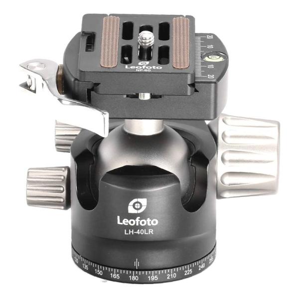 カメラ用アクセサリー LEOFOTO 自由雲台クイックリリースプレート付属 LH-40LR