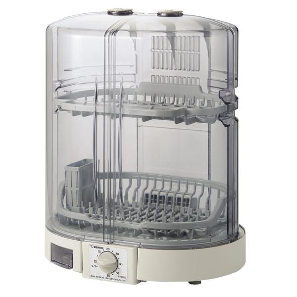 キッチン家電 象印 食器乾燥機 縦型 80cmロング排水ホースつき EY-KB50-HA