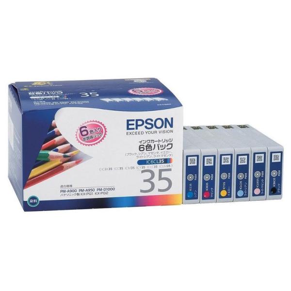 （まとめ買い） エプソン 純正 インクカートリッジ 6色パック IC6CL35 ×3